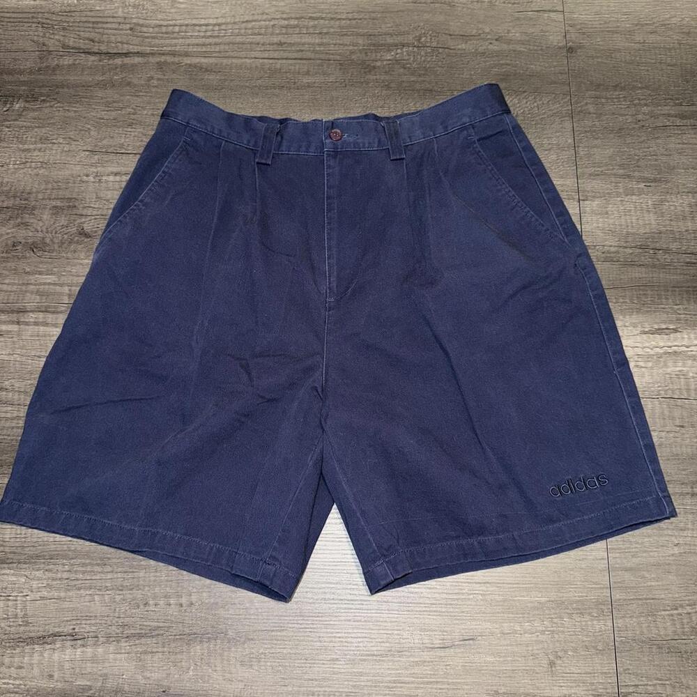 Adidas Navy Blue Shorts Size